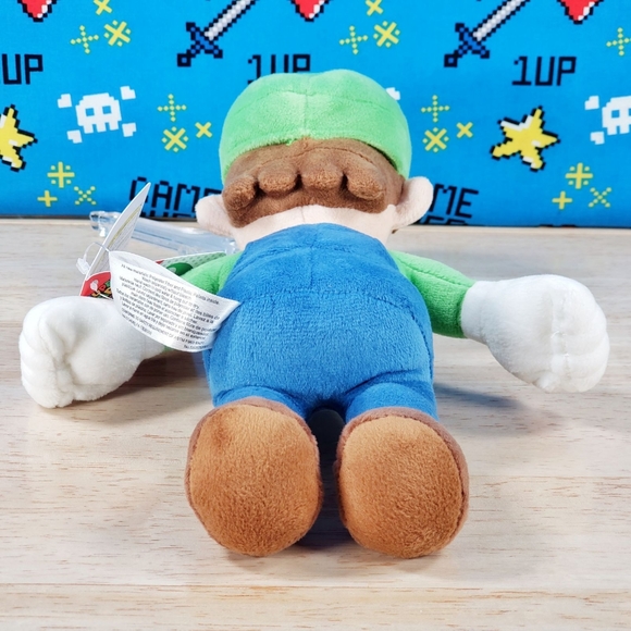 All Star Collection Super Mario LUIGI 8" #02 Nintendo Genuine Little Buddy Plush - Picture 7 of 12